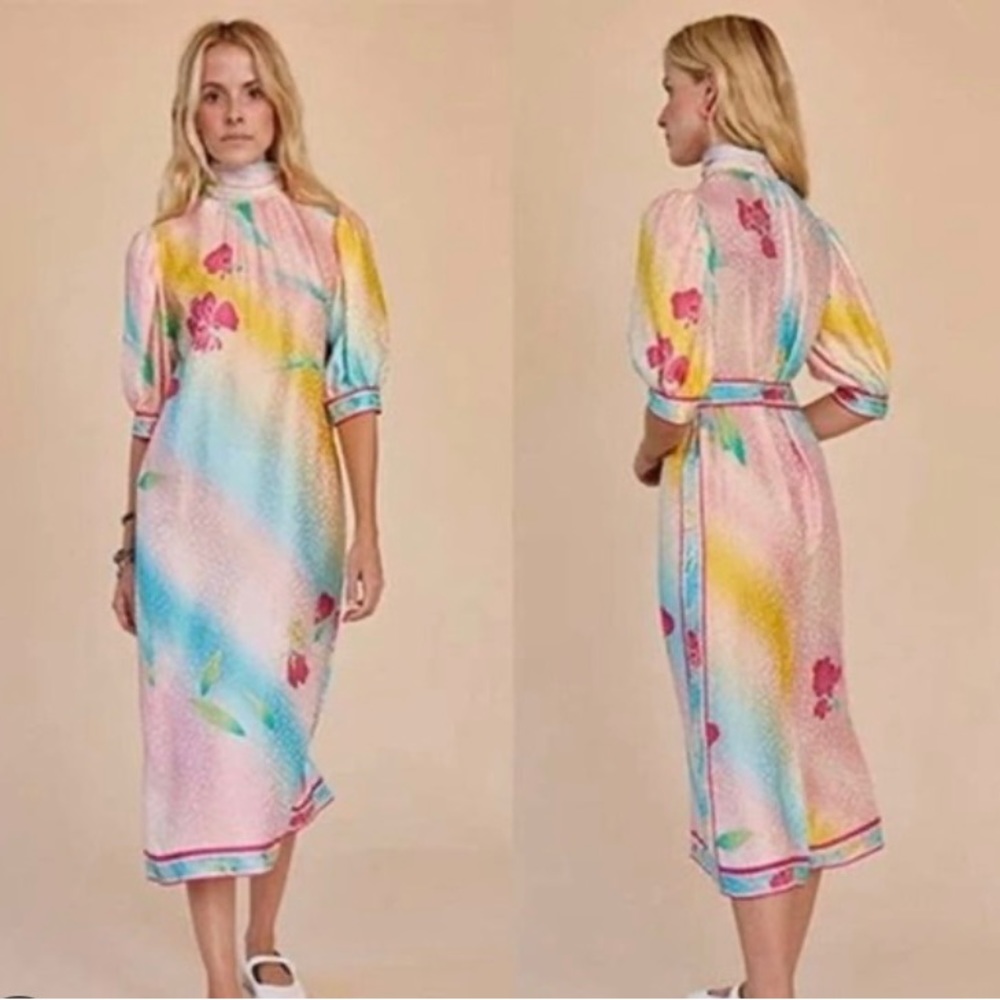 Hunter Bell tie waist dress